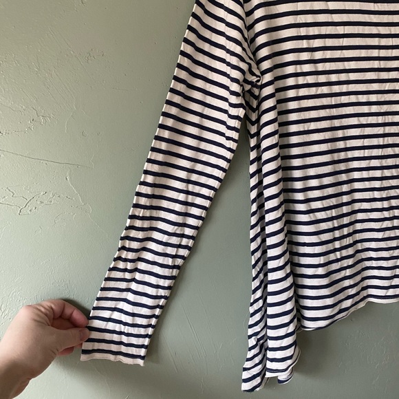 Nautical striped long sleeve shirt, size Small - Picture 3 of 8